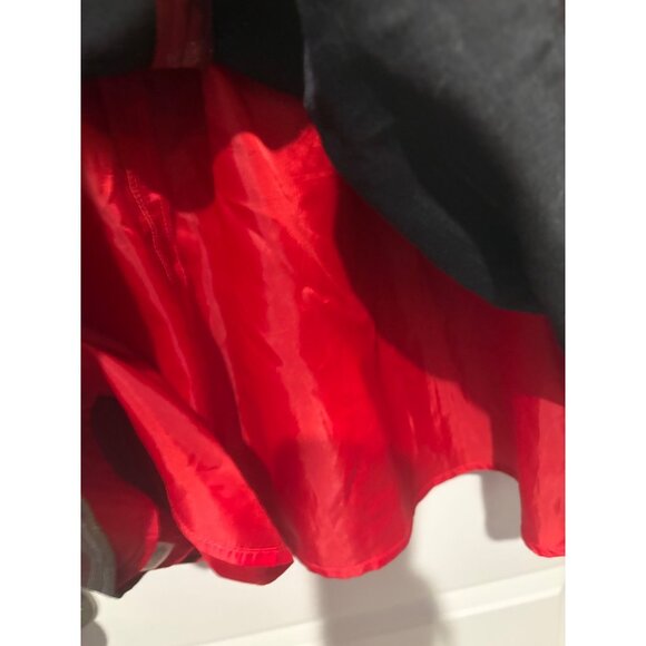 OshKosh Bgosh Girls Red & Gold Striped Holiday Dress Size 12 Polyester/Cotton - Picture 6 of 6